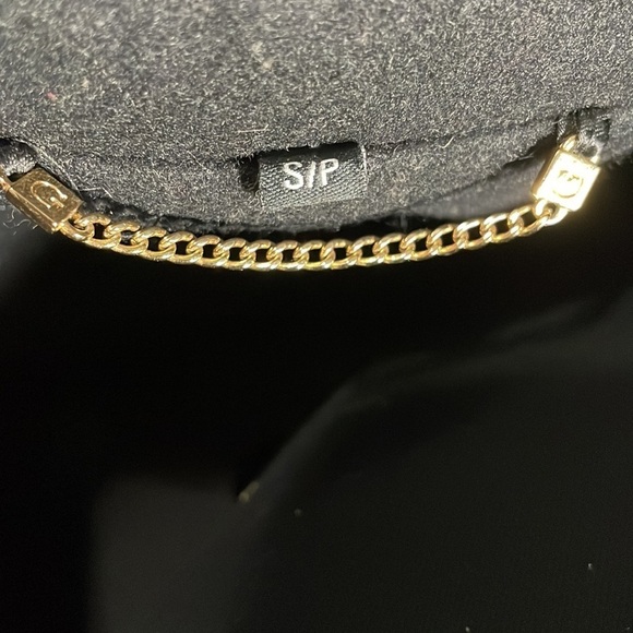 GUESS women’s black collared wool pea coat in US size Small - Picture 5 of 8